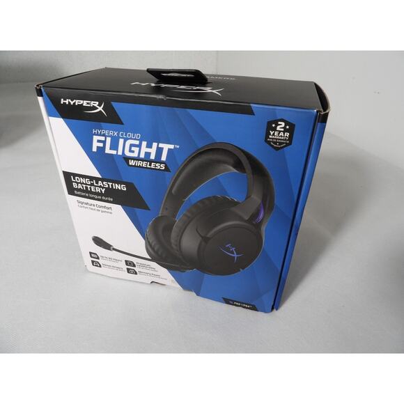 HyperX Cloud Flight Wireless Headset Gaming PS4/PS5 4P5H6AA 30 Hr Battery - Picture 2 of 10